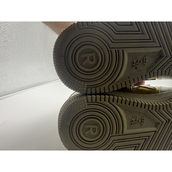 Size 8.5 Bapesta X Nigo Silver And Gold Bape Very Rare